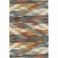 Dynamic Rugs Mehari Collection 7.10 x 11.2 in. Contemporary Rectangle Rug- Multi Color MR912230636969